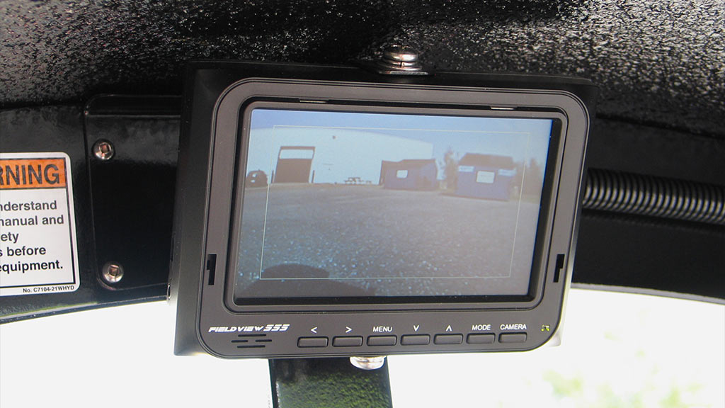 Forward-facing driver camera on Wattman train enhancing operator visibility