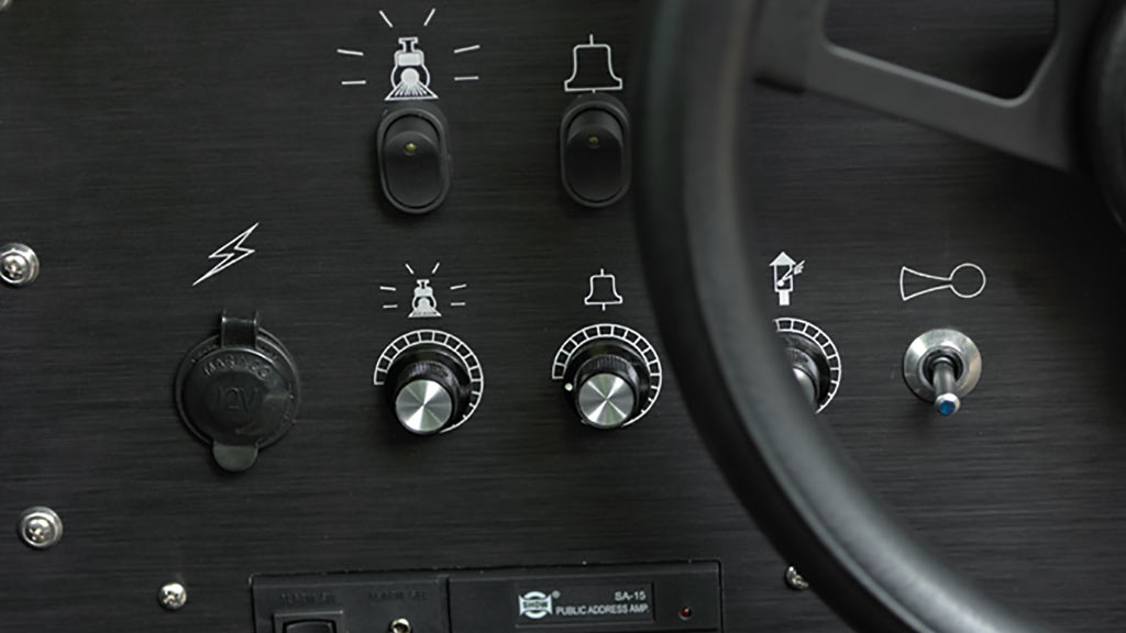 Wattman train with Sound in Motion system and realistic steam effects